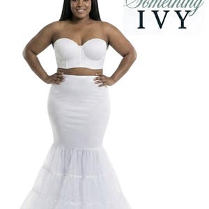 petticoat mermaid wedding dress Pronovias 'Diagonal' Mermaid with Petticoat Inset Instant Filters 2