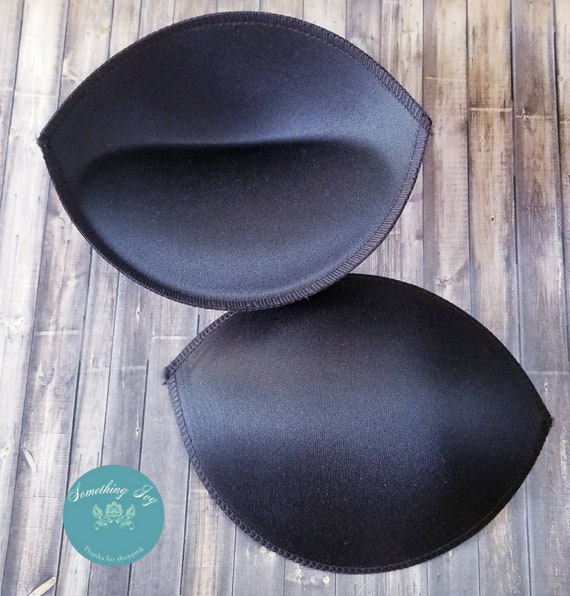 Choose Size - Black Foam Filled Push Up Bra Cups - Foam Bra Cups - Bra –  Something Ivy