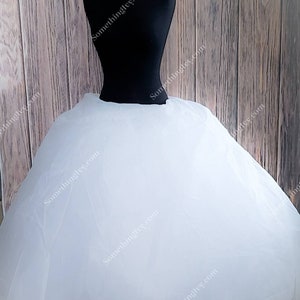 Extra Poufy Cinderella Petticoat- Mega Petticoat -  Petticoat - Wedding Petticoat - Quince Petticoat - Gown Petticoats -Drawstring Waistband