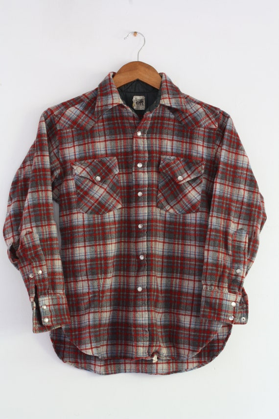 Pendleton Distressed Wool Flannel Shirt