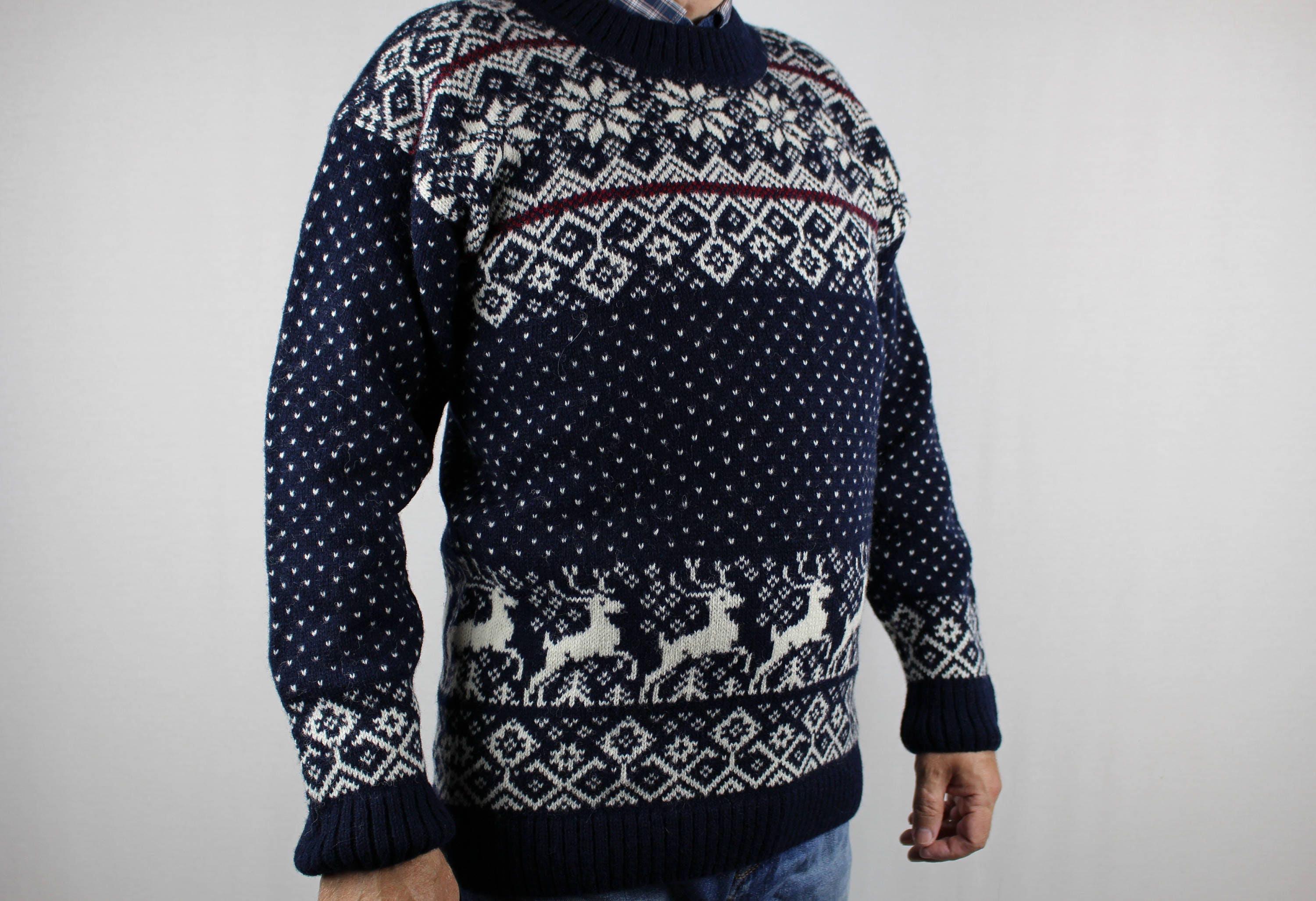 Norweger Pullover Herren Weihnachtspullover Christmas Sweater