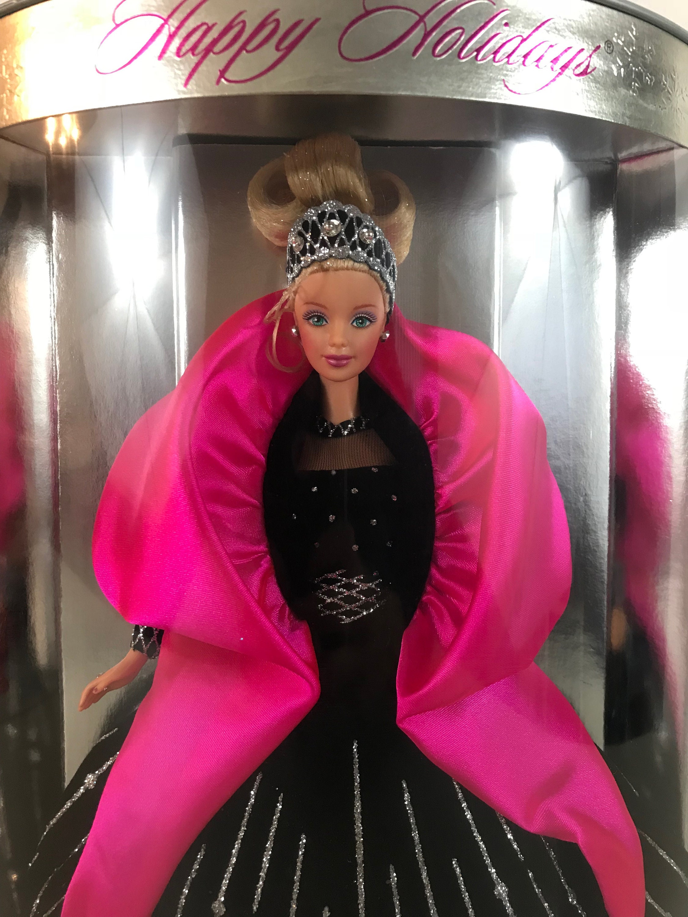 1998 Holiday Barbie. Vintage Barbie. Barbie Doll. Happy | Etsy