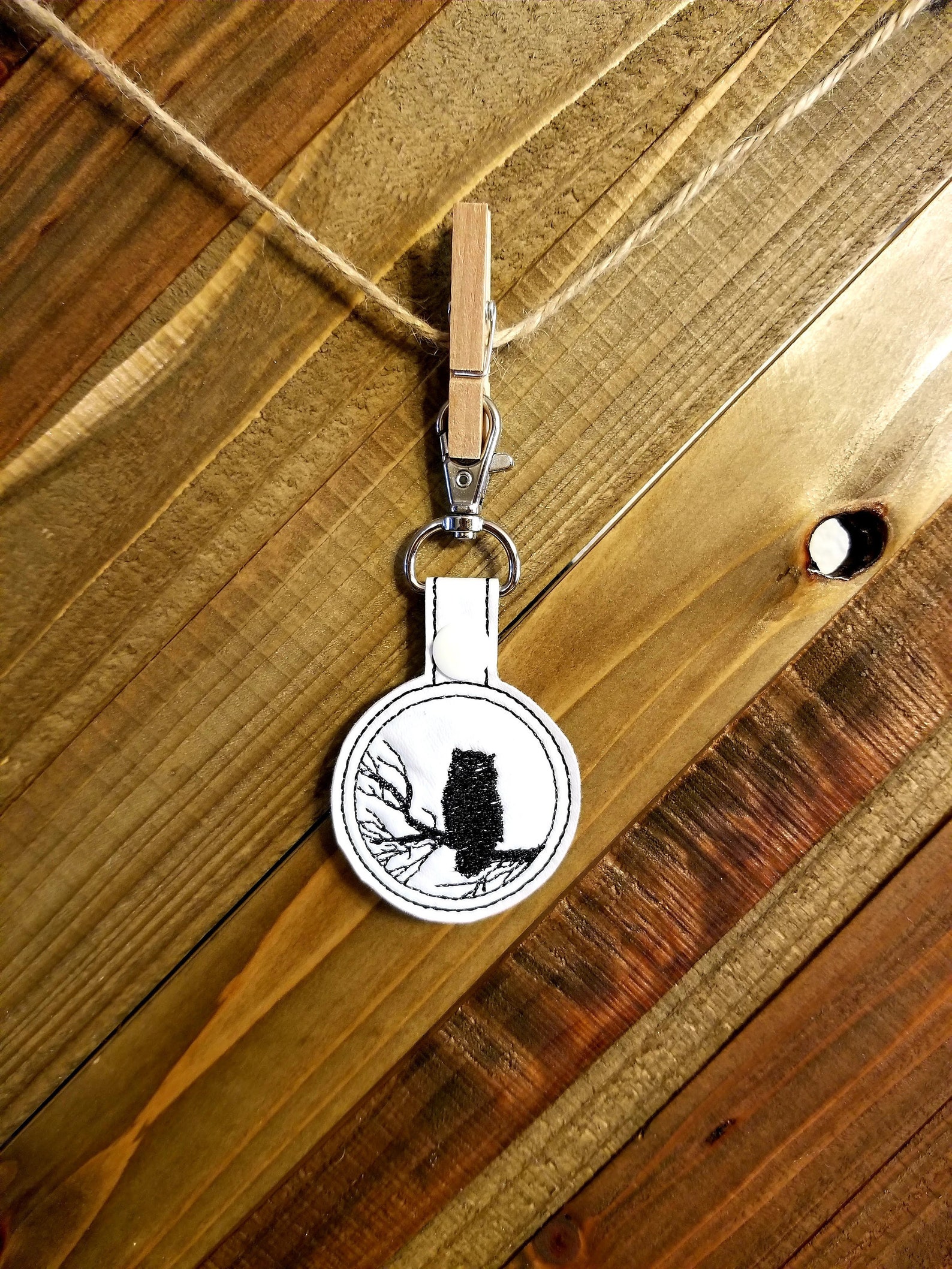 Digital fileembroidered halloween sketch owl key chain fob  etsy Digital fileembroidered halloween sketch owl key chain fob  etsy