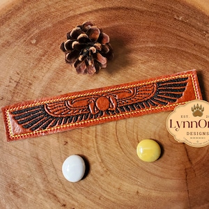 Embroidered Egyptian Bookmark Design: 5x7 Hoop (Digital File)