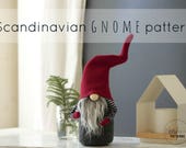 Claus the Scandinavian Christmas Gnome PATTERN by NORDIKatja , do it yourself, DIY , PDF download pattern for Tomte or Nisse