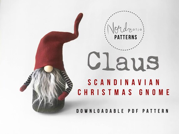 Download Claus The Scandinavian Christmas Gnome Pattern By Nordikatja Etsy