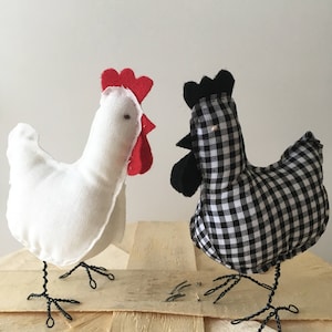 Chicken Pattern PDF by NORDIKatja , do it yourself, Country Chicken, Hen , Downloadable pattern , image 3