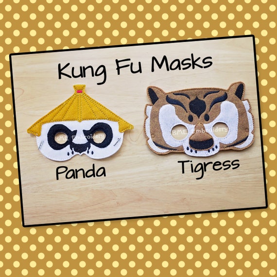 Kung Fu Panda Inspired Face Printed Hoodie Kids and Adult Sizes