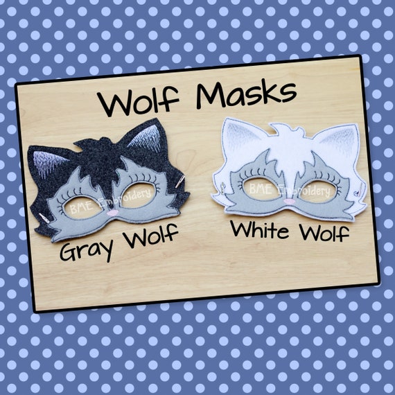 Play Dress Up Costume Gray Wolf Mask Dress Up Halloween Toddler Gift Mask Kid/'s Mask Play Play Mask Party Favor Wolf