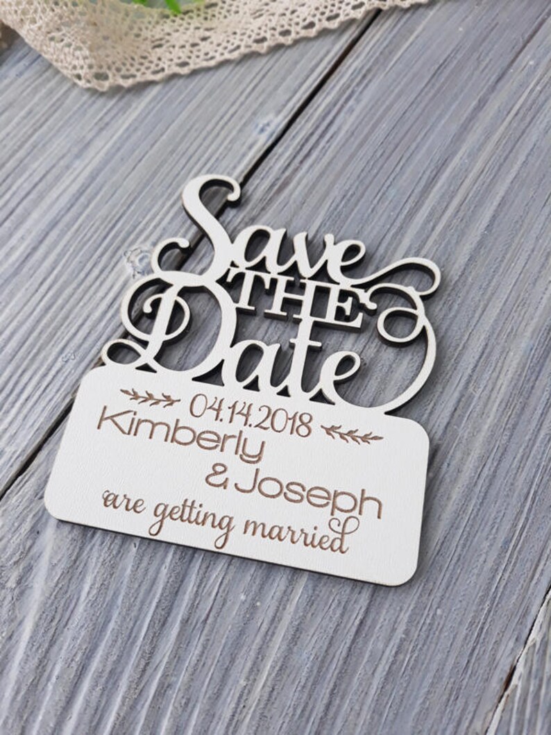 Wedding save the date magnets Unique wedding favor 50+ pcs. Wooden invitations Save the date wood sign Custom save the date magnets