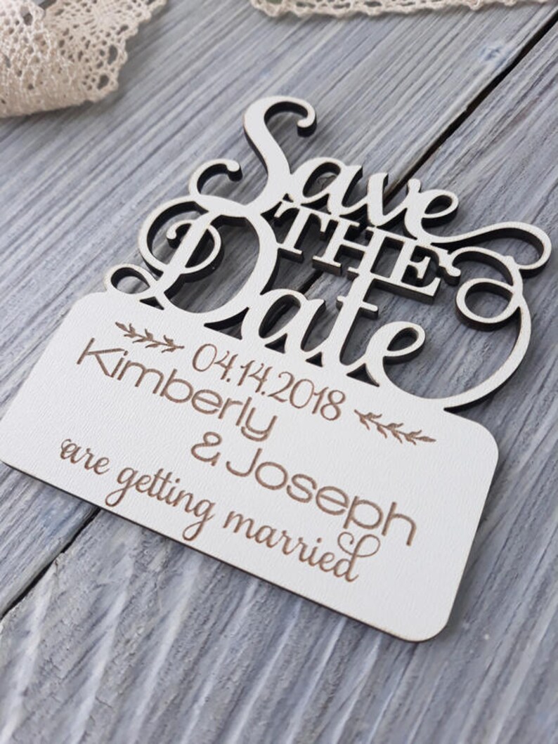 Wedding save the date magnets Unique wedding favor  50+ pcs. Wooden invitations Save the date wood sign Custom save the date magnets