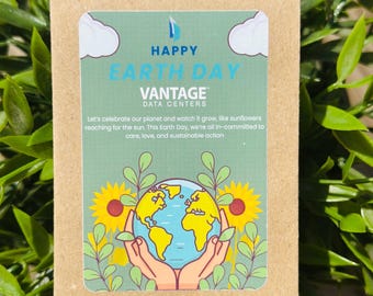 Personalized Sunflower Seed Packet: Corporate Thank You Gift
