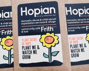 Branded Sunflower Seed Packet | Corporate Thank You Gift | Tradeshow Merchandise