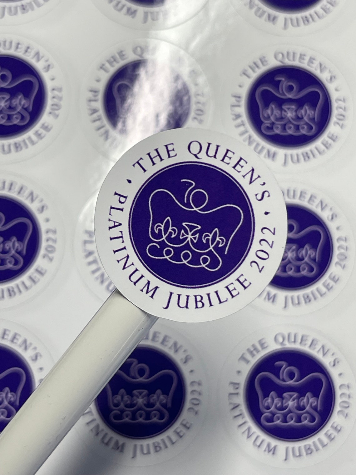 Queens Jubilee Stickers Platinum Jubilee Stickers Queens Etsy
