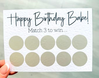 Festival Ticket Surprise Gift Reveal, Personalised Birthday Scratch Card Gift ,  Custom Birthday Surprise, Funny Birthday Gift,