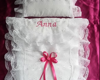 personalised pram quilt sets