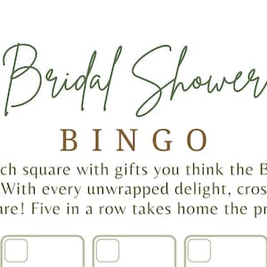 Tarjeta de bingo para despedida de soltera lista para imprimir, botánicos suaves, hermosos colores naturales, flores, descarga digital PDF, juego de fiesta, boda dulce
