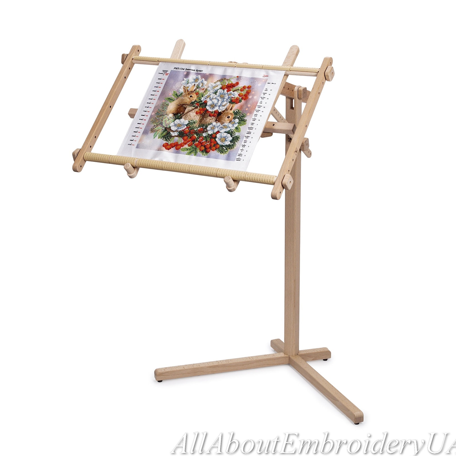 Needlework Floorstanding Type Stand Made of Natural Organic Etsy