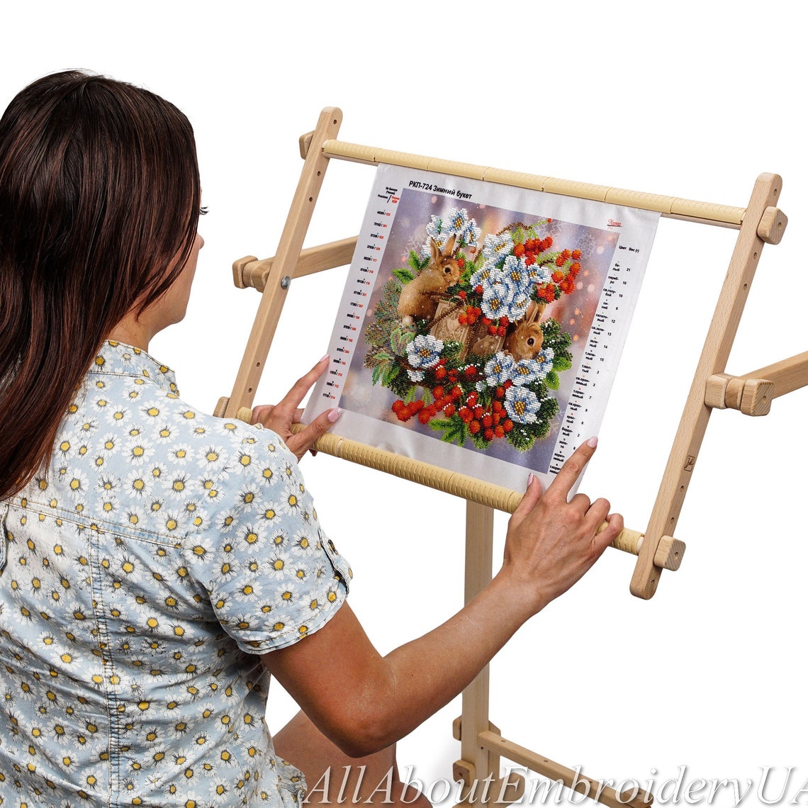 Needlework Floorstanding Type Stand With Adjustable Frame Etsy UK
