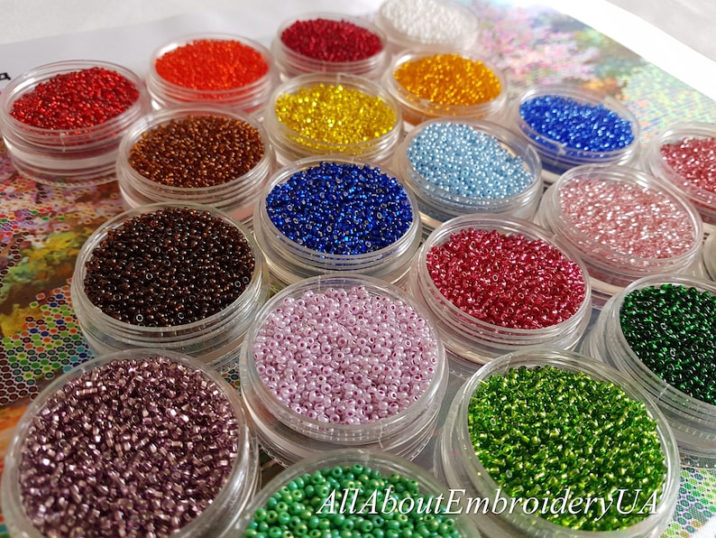 Japanese Garden Bead embrpodery kit Spring Landscape Needlepoint Handcraft Tapestry kits DIY wall decor Beaded picture cross stitch bordado