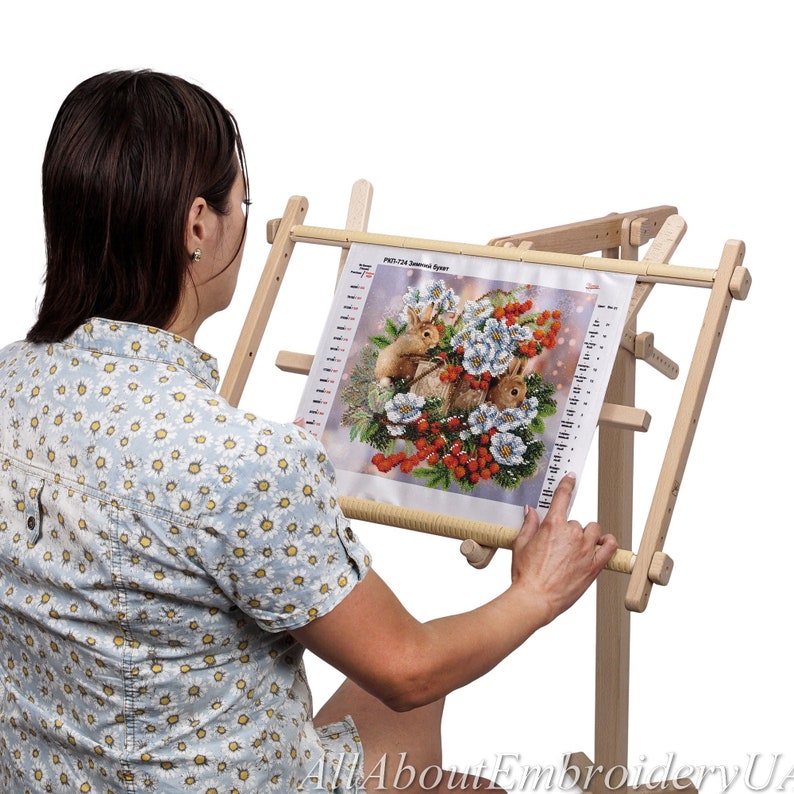 Needlework Floorstanding type Stand Made of natural organic Etsy