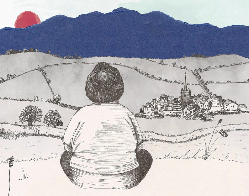 Vantage Point Art Print Etsy
