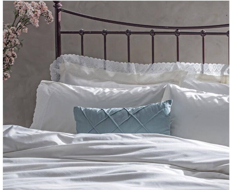 100 Percale Linen Duvet Cover Full Double Bedding Etsy