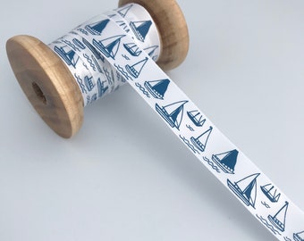 Satin Sailing Ribbon - 16mm width, priced per metre