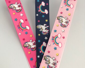1M Cute Cosmic Baby Unicorn GROSGRAIN RIBBON 25mm/38mm/75mm Cakes Crafts Bows 1M Cute Cosmic Baby Unicorn GROSGRAIN RIBBON 25mm/38mm/75mm Cakes Crafts Bows