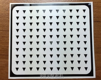 Micro Triangles Accent Nail Decals - Small Vinyl Nail Stickers For Nail Art, Planners, and More