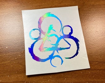 Coheed And Cambria Holographic Oil Slick Vinyl Car Laptop Decal Sticker - New Colors!