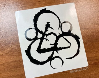Coheed And Cambria Keywork Vinyl Car Laptop Decal Sticker | Glossy Car, Laptop, Sticker Decal - Solid Color
