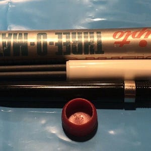 Vintage Rare Scripto THREE-O-Matic Multicoloured Biro in Metal Case Christmas Edition