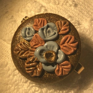 Vintage RARE Rustins Waxcraft Ladies Brooch 1930/40s image 4