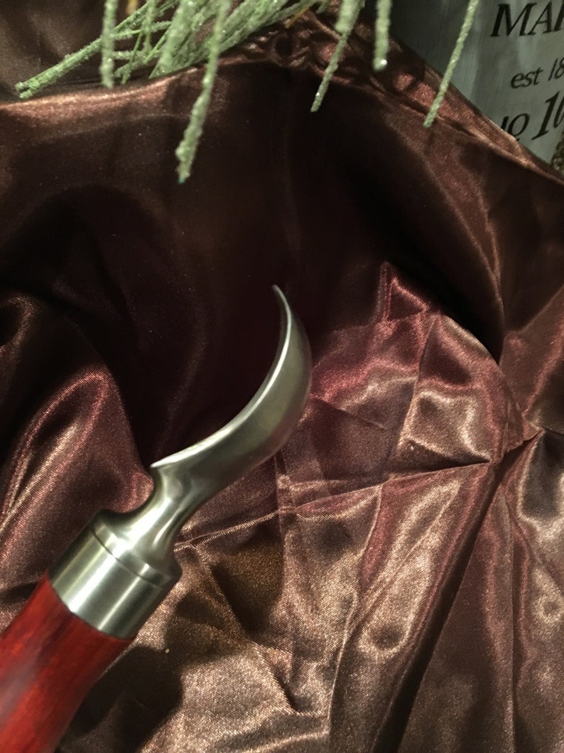 African Padauk Hawkeye ice cream scoop
