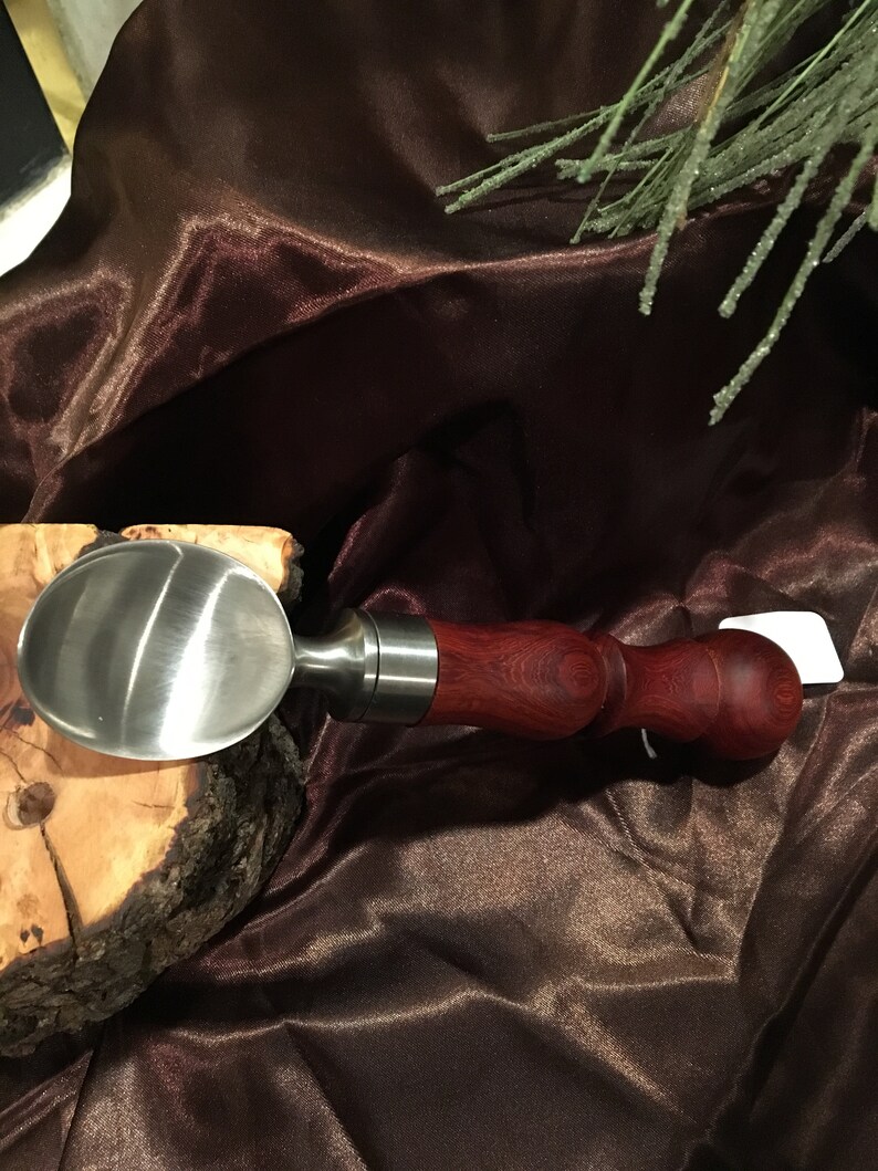 African Padauk Hawkeye ice cream scoop