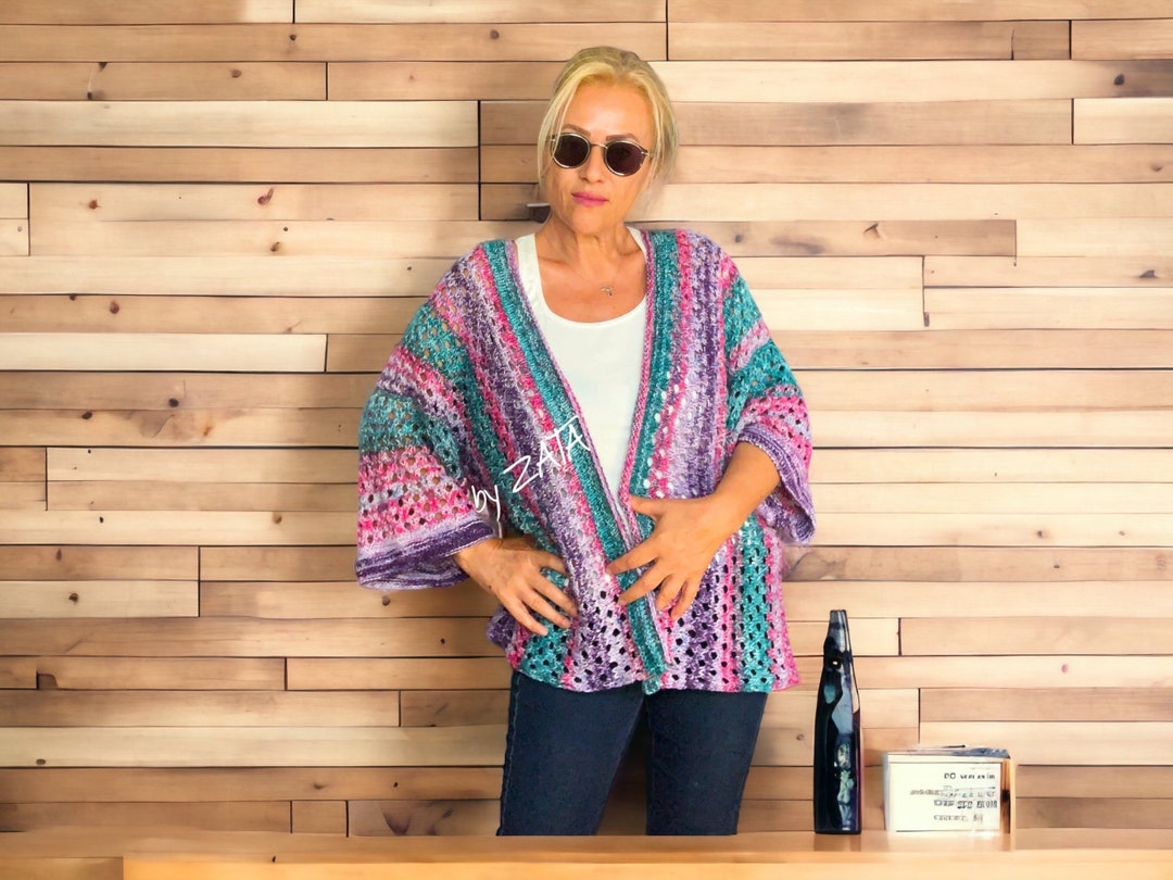Dekoboko Knit-sewn Cardigan