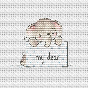 Gift for newborn baby cross stitch pattern cute elephant cross stitch baby shower gift cross stitch Ukraine digital download