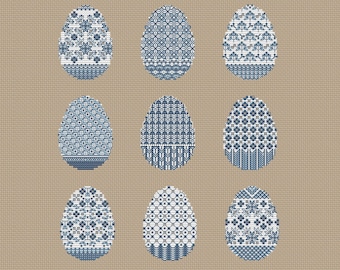 Easter eggs Cross Stitch Pattern stitch pattern for Easter embroidery Easter decoration Easter stitch pattern stitch gift Easter