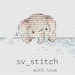 SV stitch with love