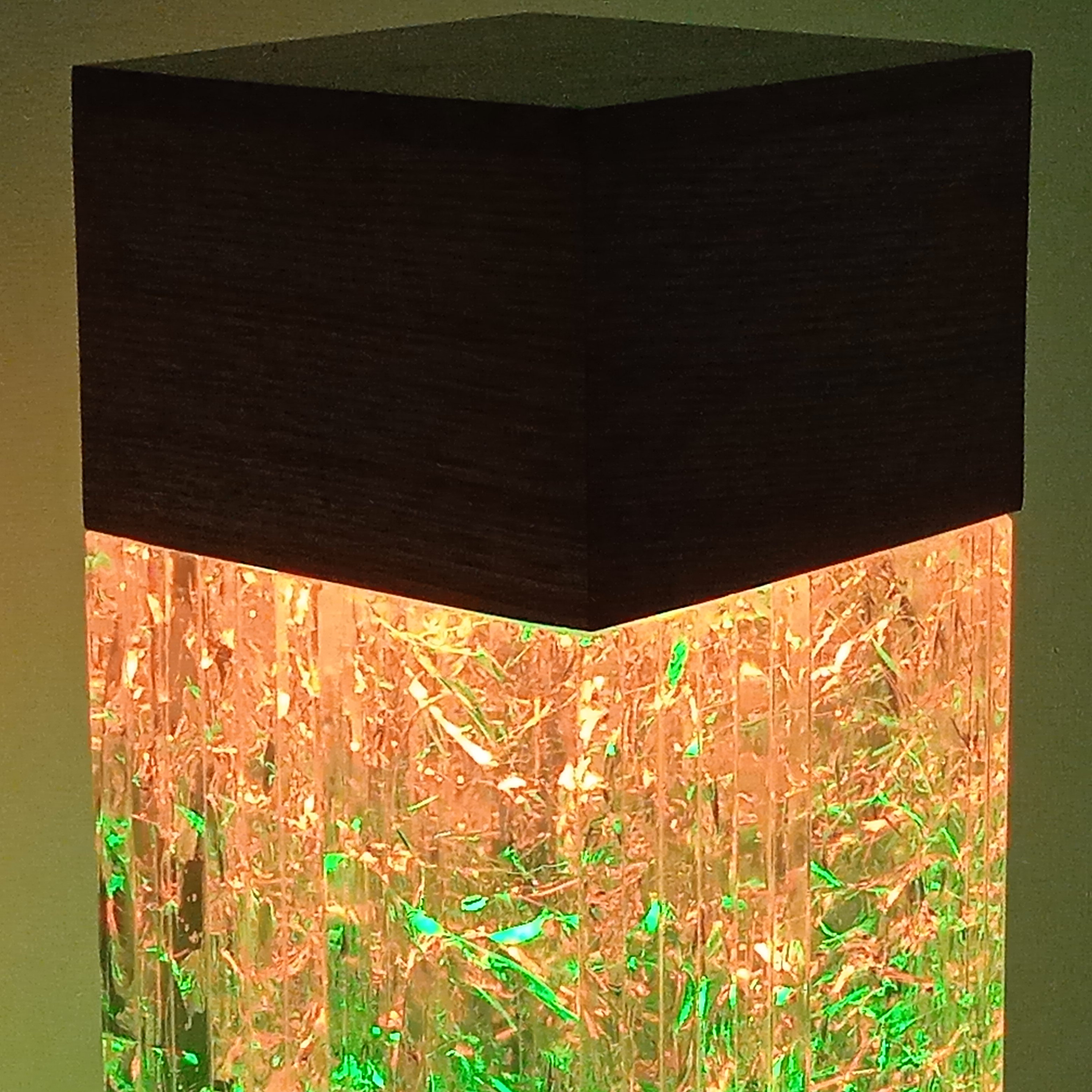 Modern Lava Lamp/ Wooden Table Lamp/ Night Light / Etsy UK
