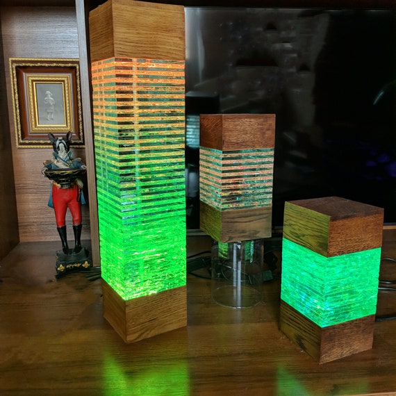 Wood lava sale lamp