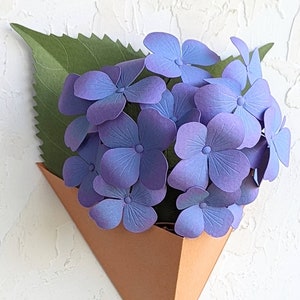 Hydrangea Paper Flower SVG Digital File for Cricut & Silhouette
