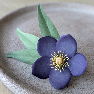 Fiore di carta Hellebore SVG / File digitale per Cricut o Silhouette
