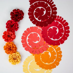 Rolled Rose Paper Flower SVG | Digital File for Cricut & Silhouette