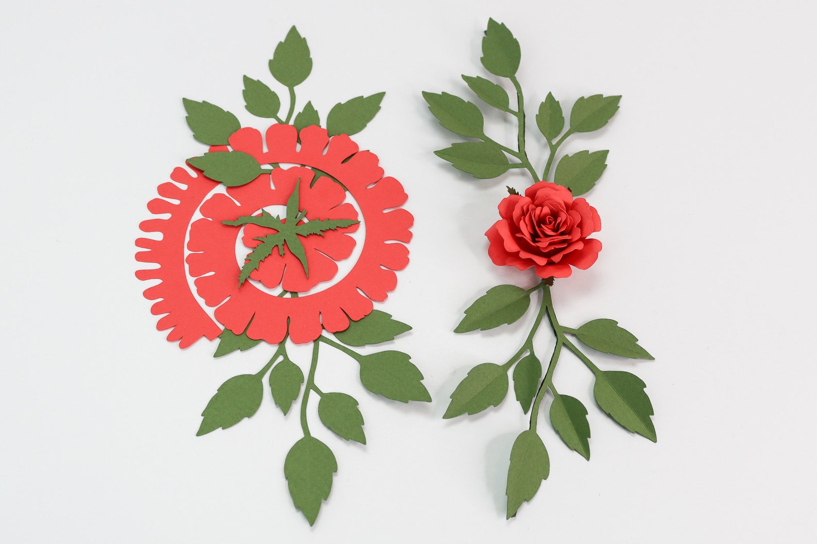 Deluxe Paper Flower Tool Kit With 3 Paper Flower Kits Peony, Rose