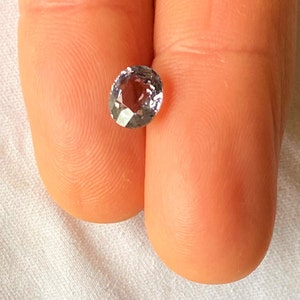 White Spinel, 1.55 ct, natural, AAAA+, IF, certified unheated with excellent brilliance, nice cut, great luster and fire. Gorgeous!