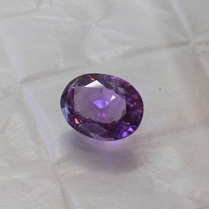 Huge...Amethyst, 23.17 Ct, natural, certified unhetaed gem with grate color and cut. February Birthstone.