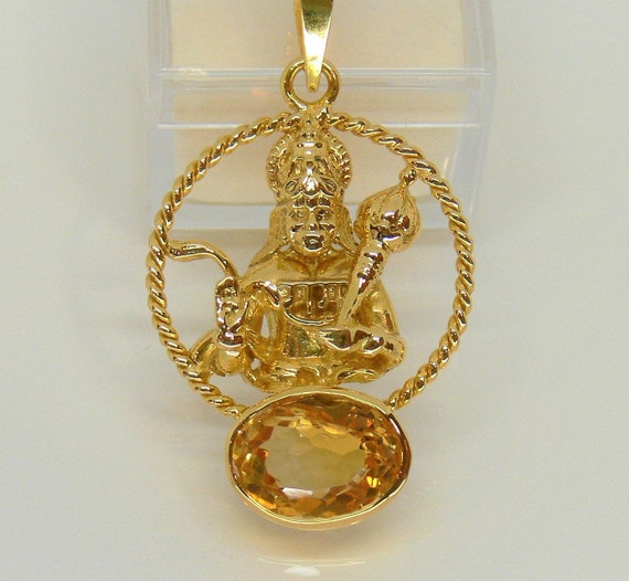 Hanuman pendant gold online