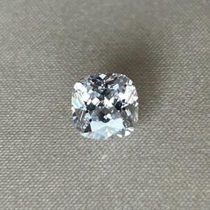 American Diamond, 8x8 mm, AAAAA, FL, Lab Created, Cushion Cut, Top Gem Quality, excellent luster, lots of fire. April Birthstone. Awesome!